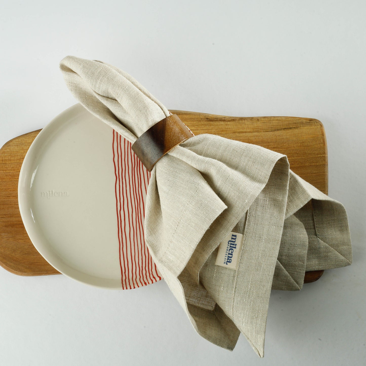 Keten Peçete 2'li Set / Natural