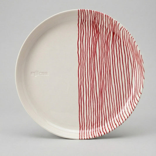 petit - thick red stripes