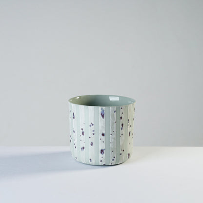 classic - speckled white/stripes