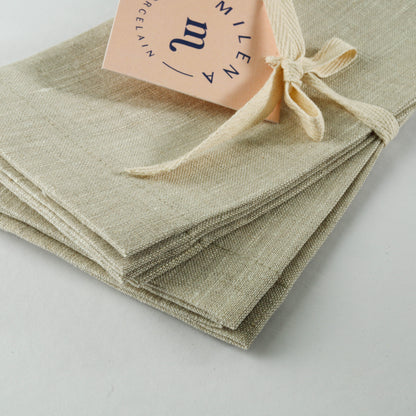 Keten Peçete 2'li Set / Natural