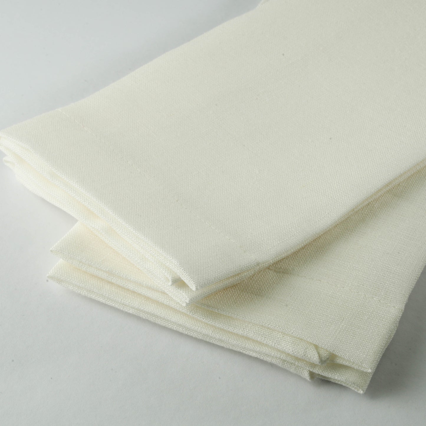 Keten Peçete 2'li Set / Beyaz