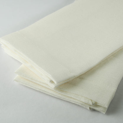 Keten Peçete 2'li Set / Beyaz