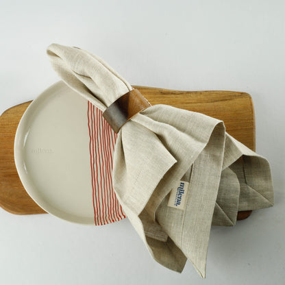 Keten Peçete 2'li Set / Natural